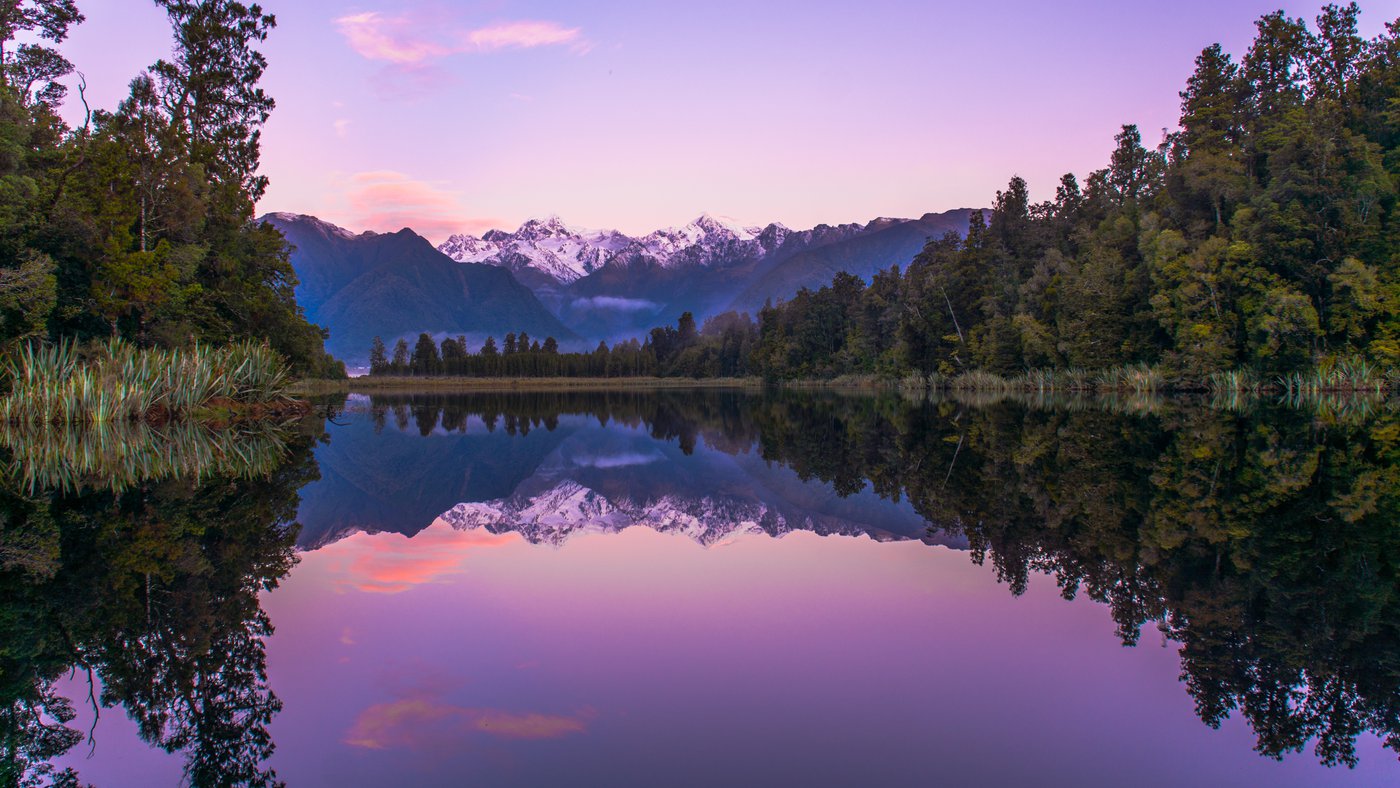 Lake Matheson sunset