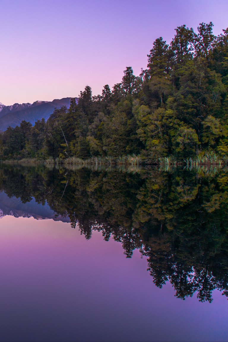 Lake Matheson sunset