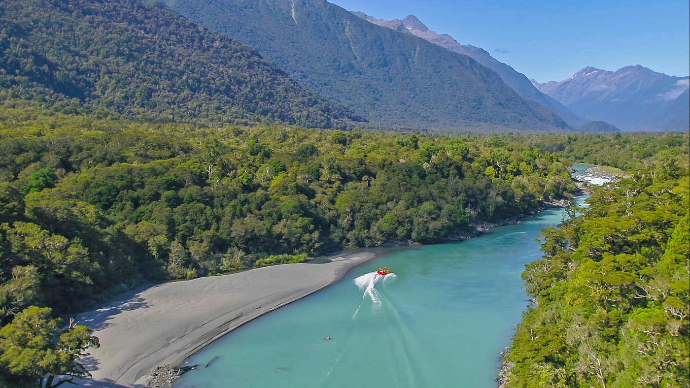 Waiatoto River, Haast UNESCO World Heritage Area, South Island, New Zealand