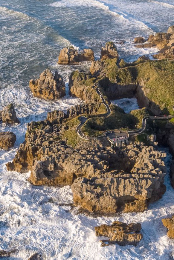 Pancake Rocks and Blowholes- West Coast New Zealand - 0136