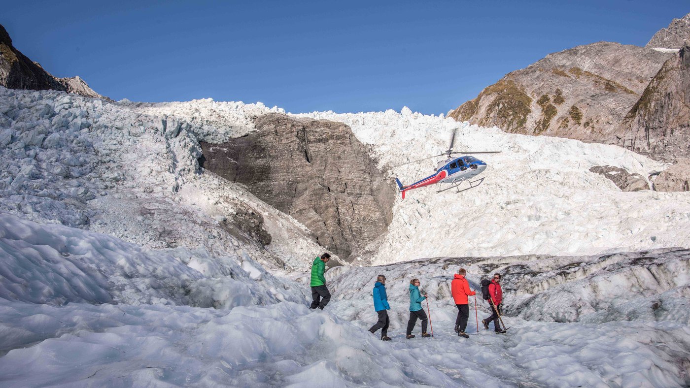 Glacier hiking 