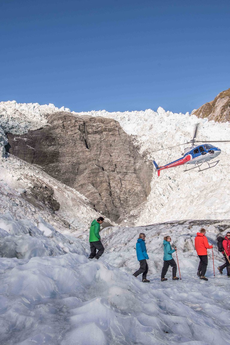 Glacier hiking 